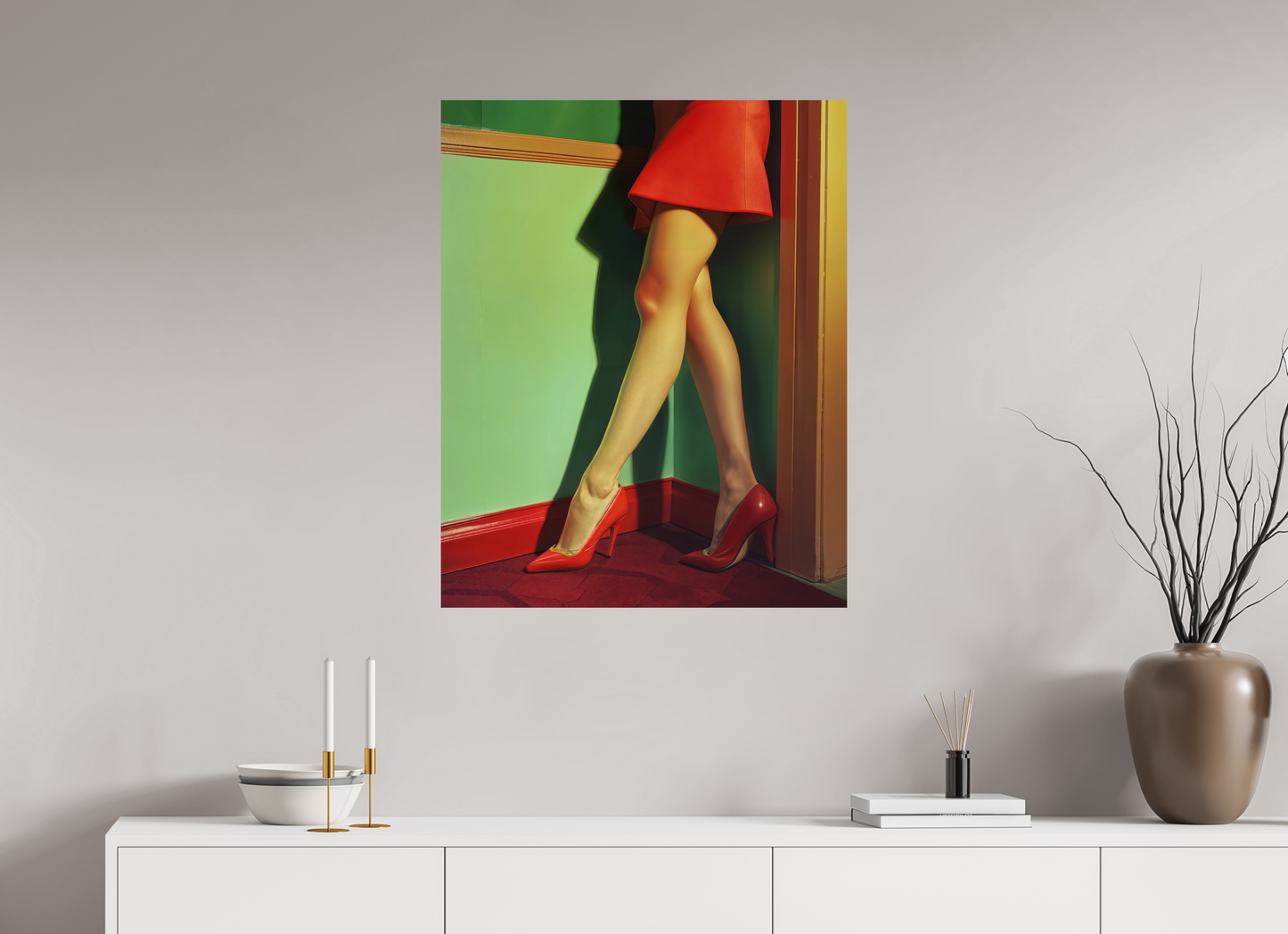 70 x 87,5 cm, Photo Print On Fuji Crystal DP II Legs VI