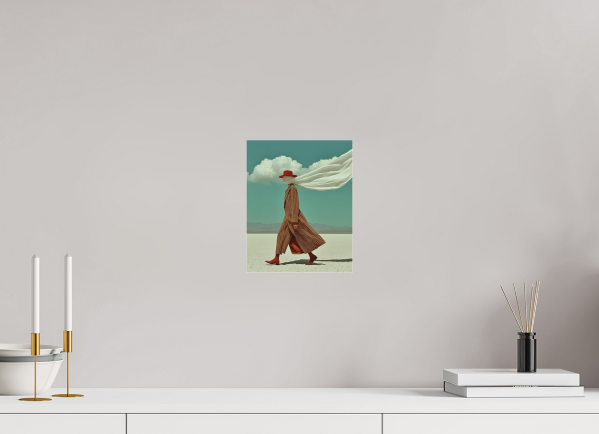 20 x 25 cm, Photo Print Under Acrylic Glass Red Horizon V