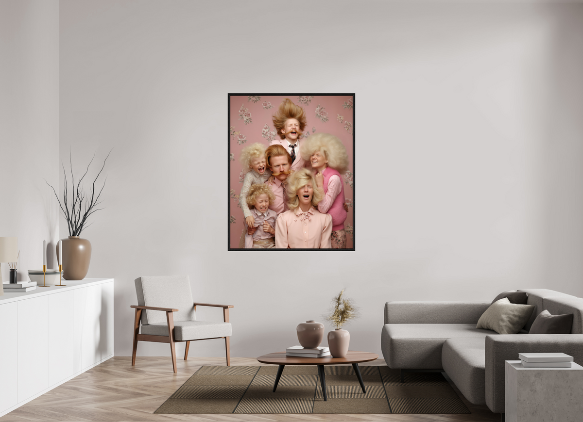 110 x 137,5 cm, Floater Frame We are family II
