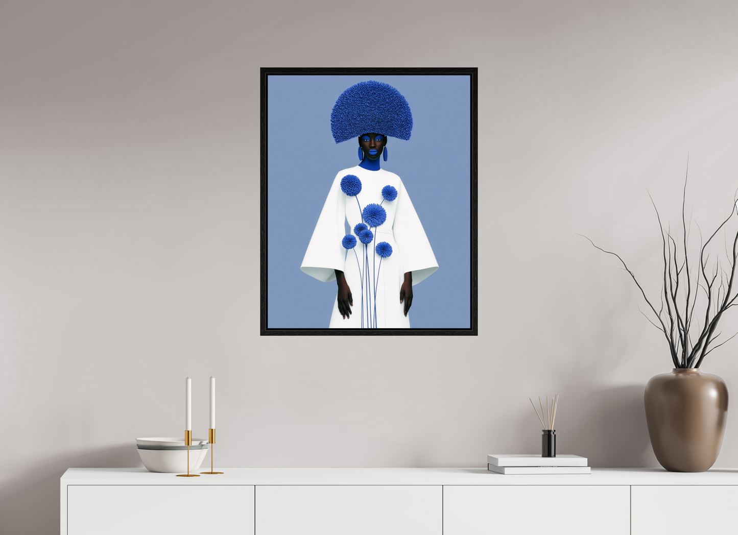 60 x 75 cm, Floater Frame Matisse XXI