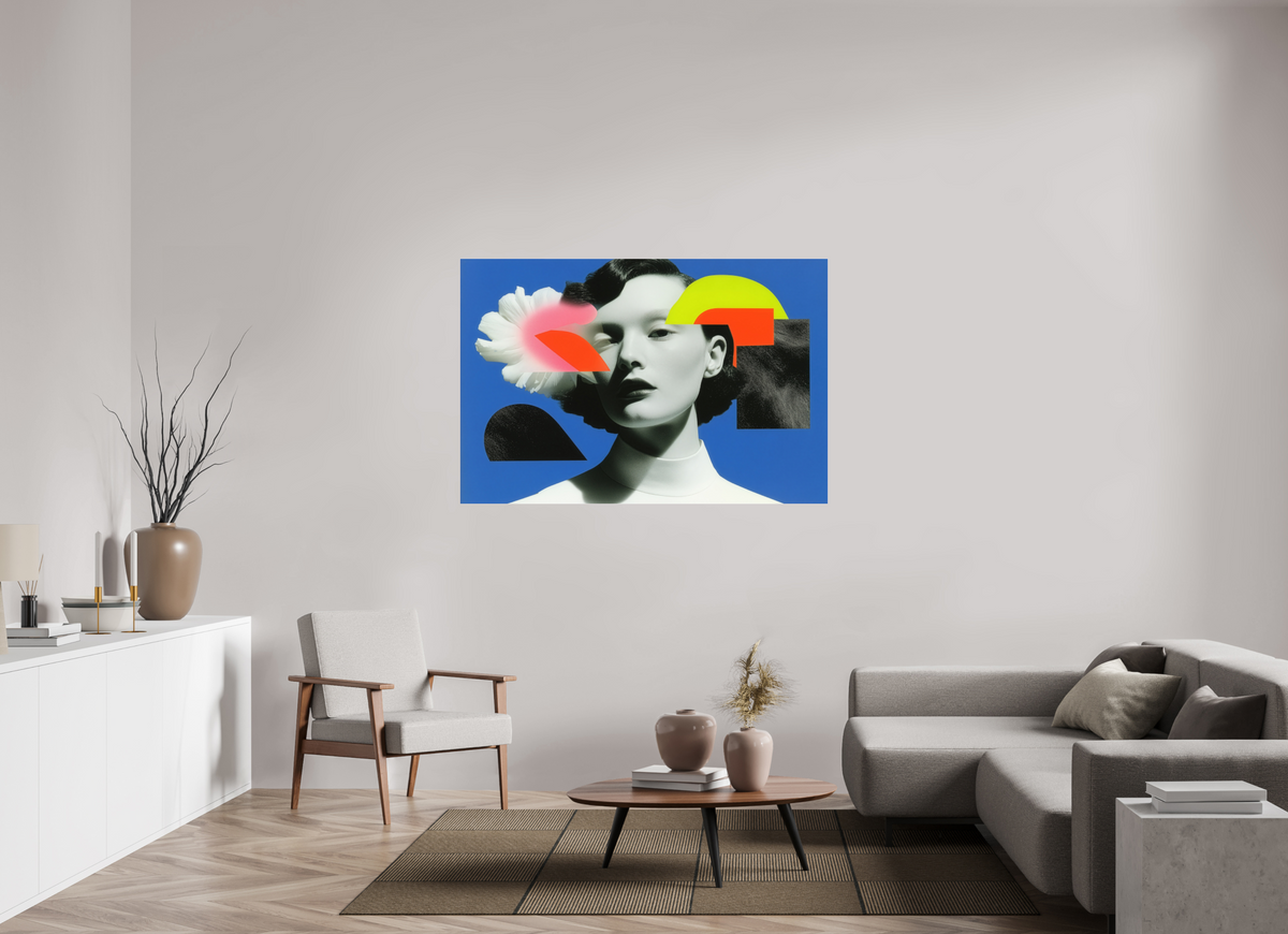 150 x 100 cm, Photo Print Under Acrylic Glass Geometry of Memory VI