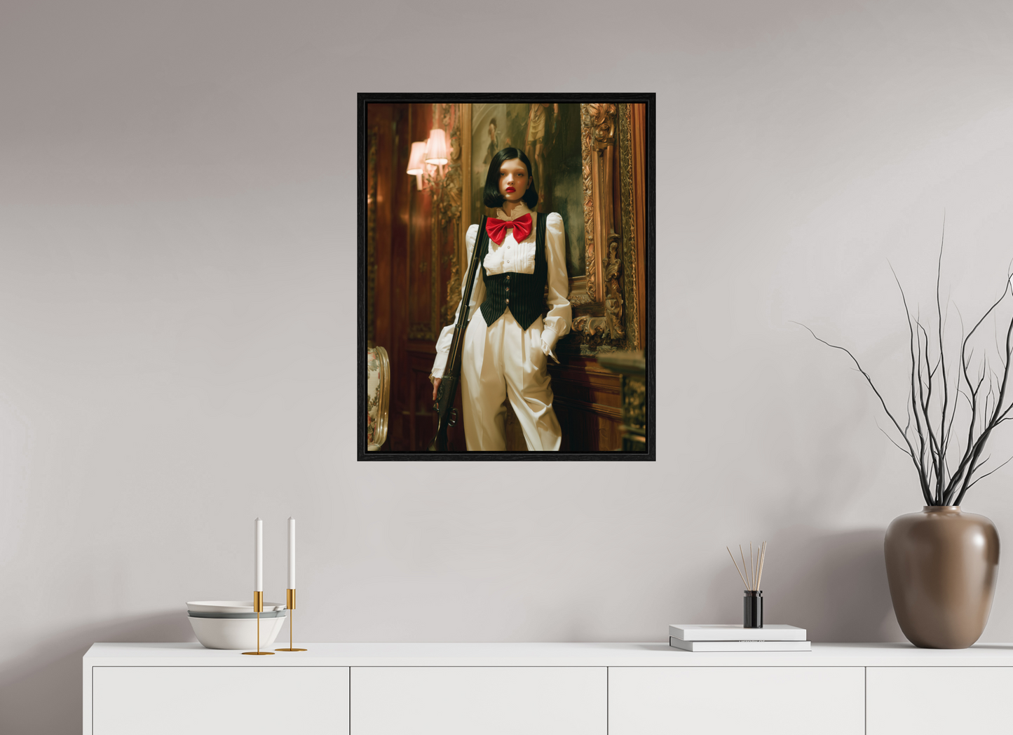 60 x 75 cm, Floater Frame Hunting Season VI