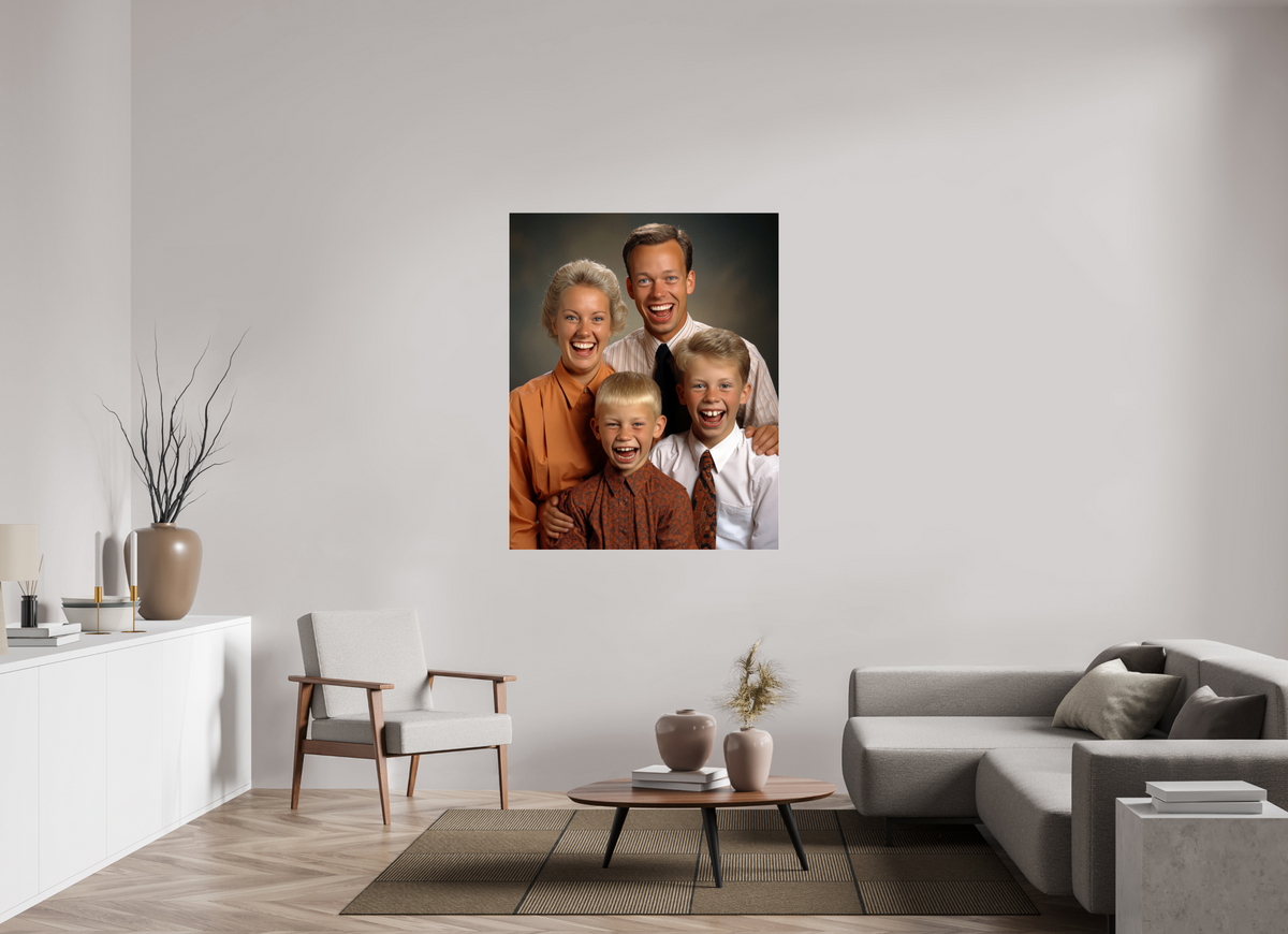 110 x 137,5 cm, Photo Print Under Acrylic Glass We are family VI