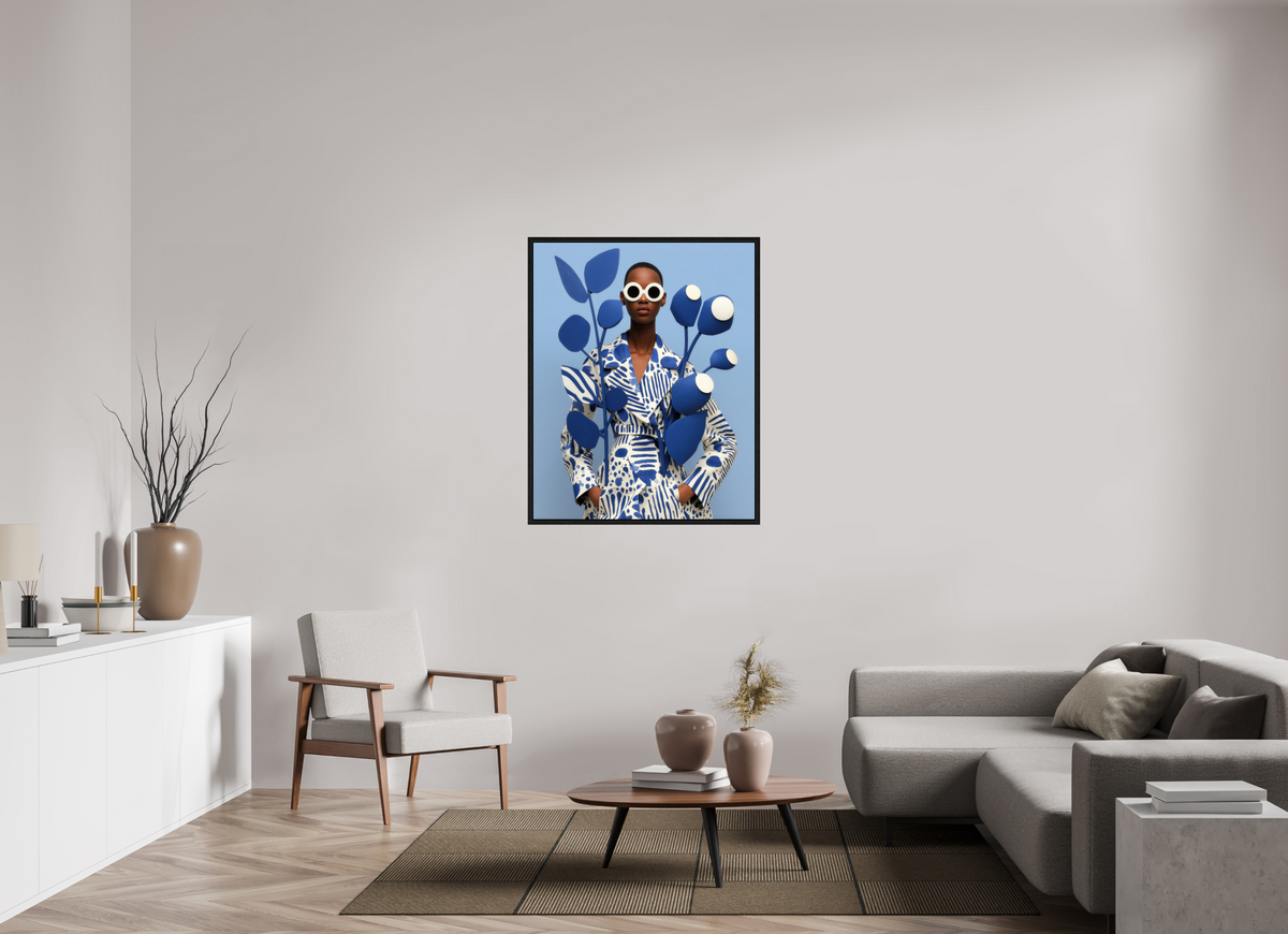 90 x 112,5 cm, Floater Frame Matisse VI