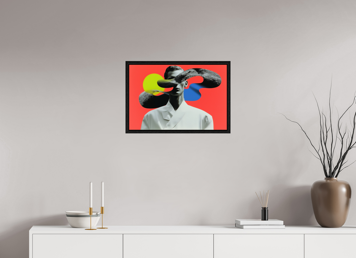 60 x 40 cm, Floater Frame Geometry of Memory VII