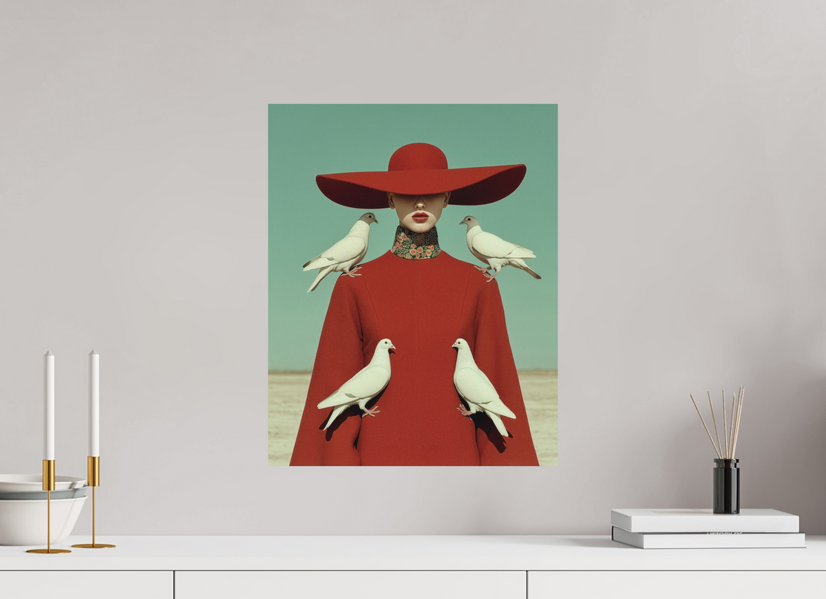 40 x 50 cm, Photo Print On Fuji Crystal DP II Red Horizon IX