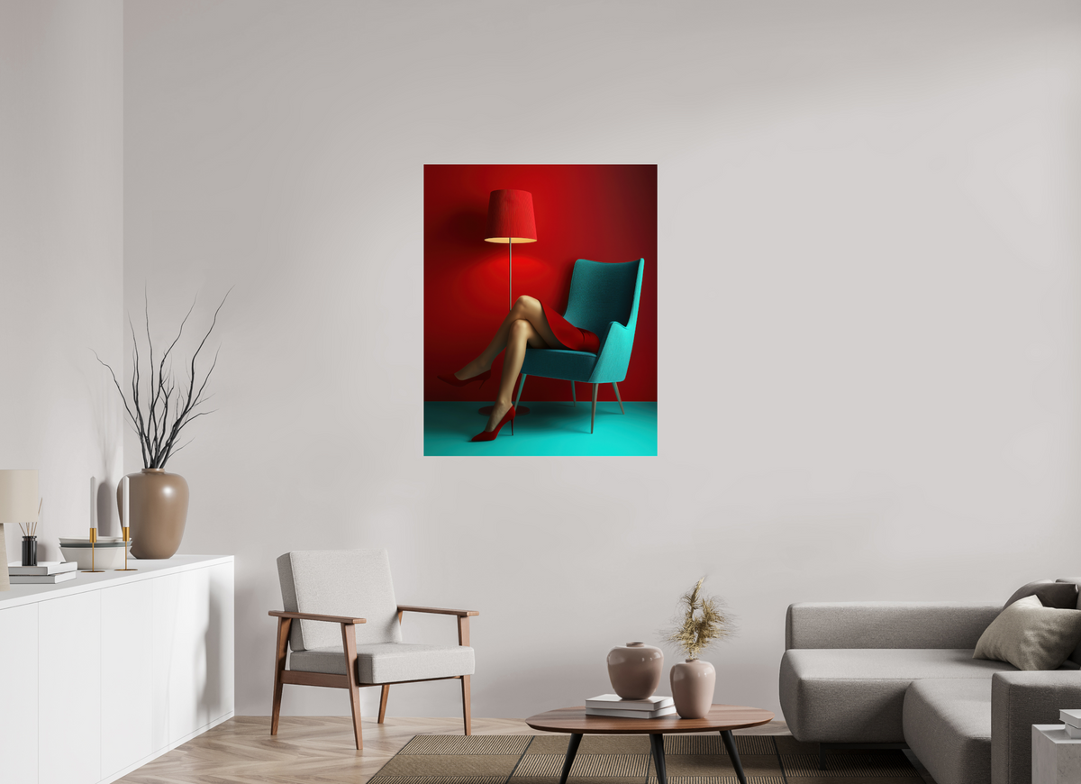 90 x 112,5 cm, Photo Print Under Acrylic Glass Legs III