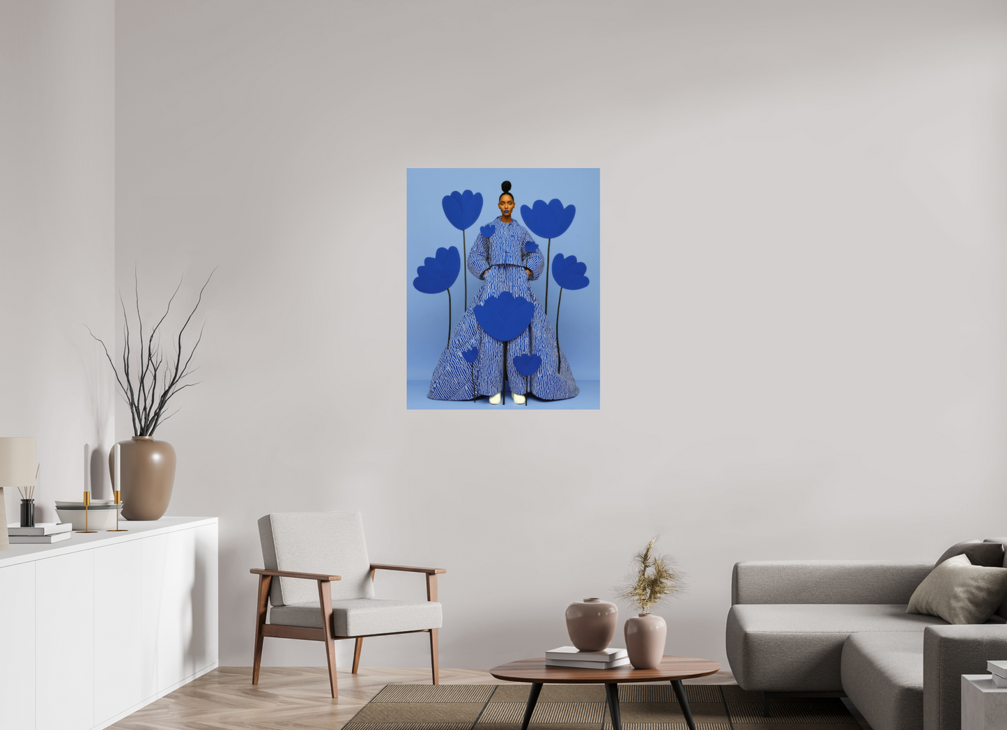 80 x 100 cm, Photo Print Under Acrylic Glass Matisse Fashion XVIII