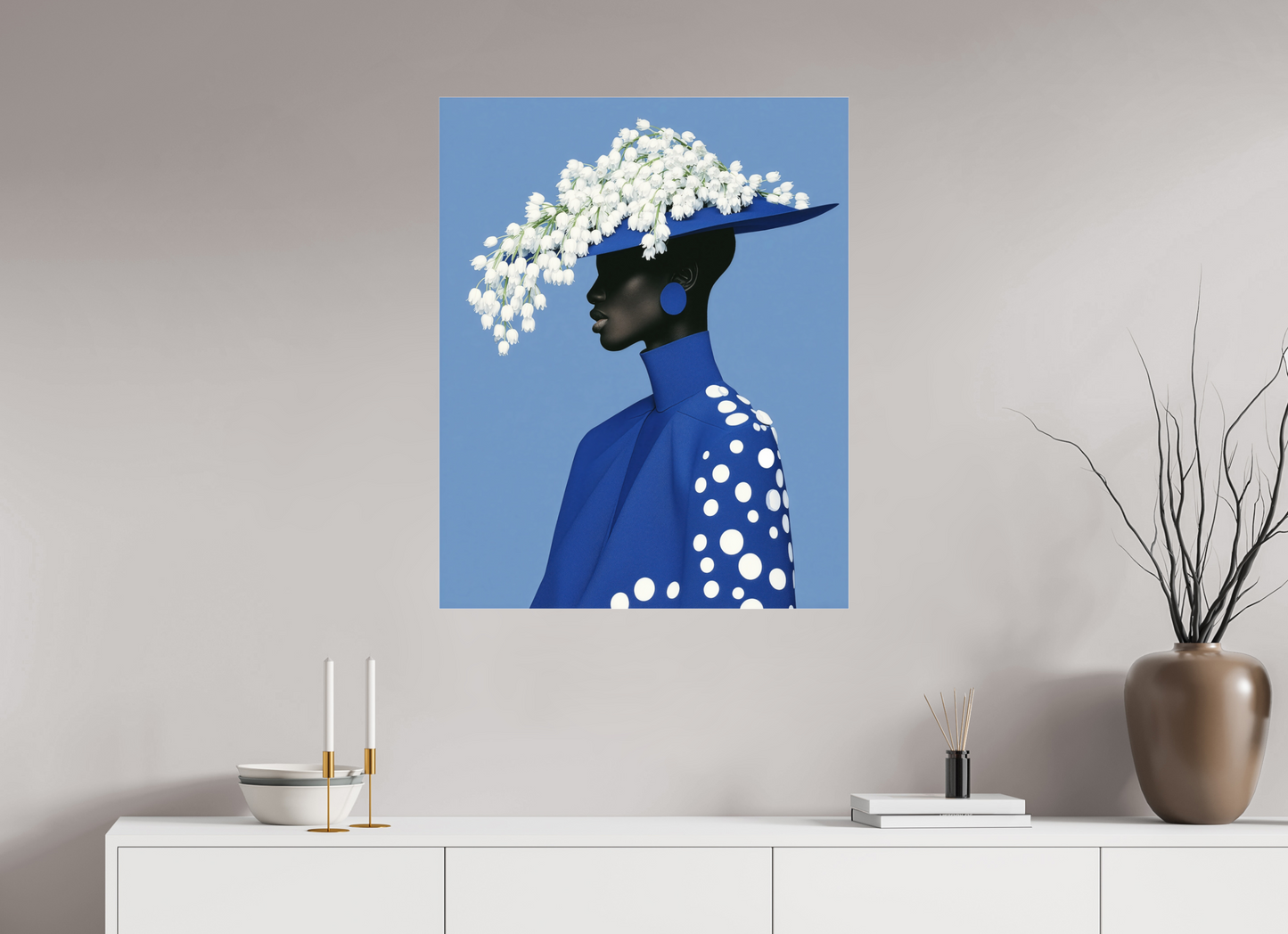 70 x 87,5 cm, Photo Print Under Acrylic Glass Matisse Fashion XVII