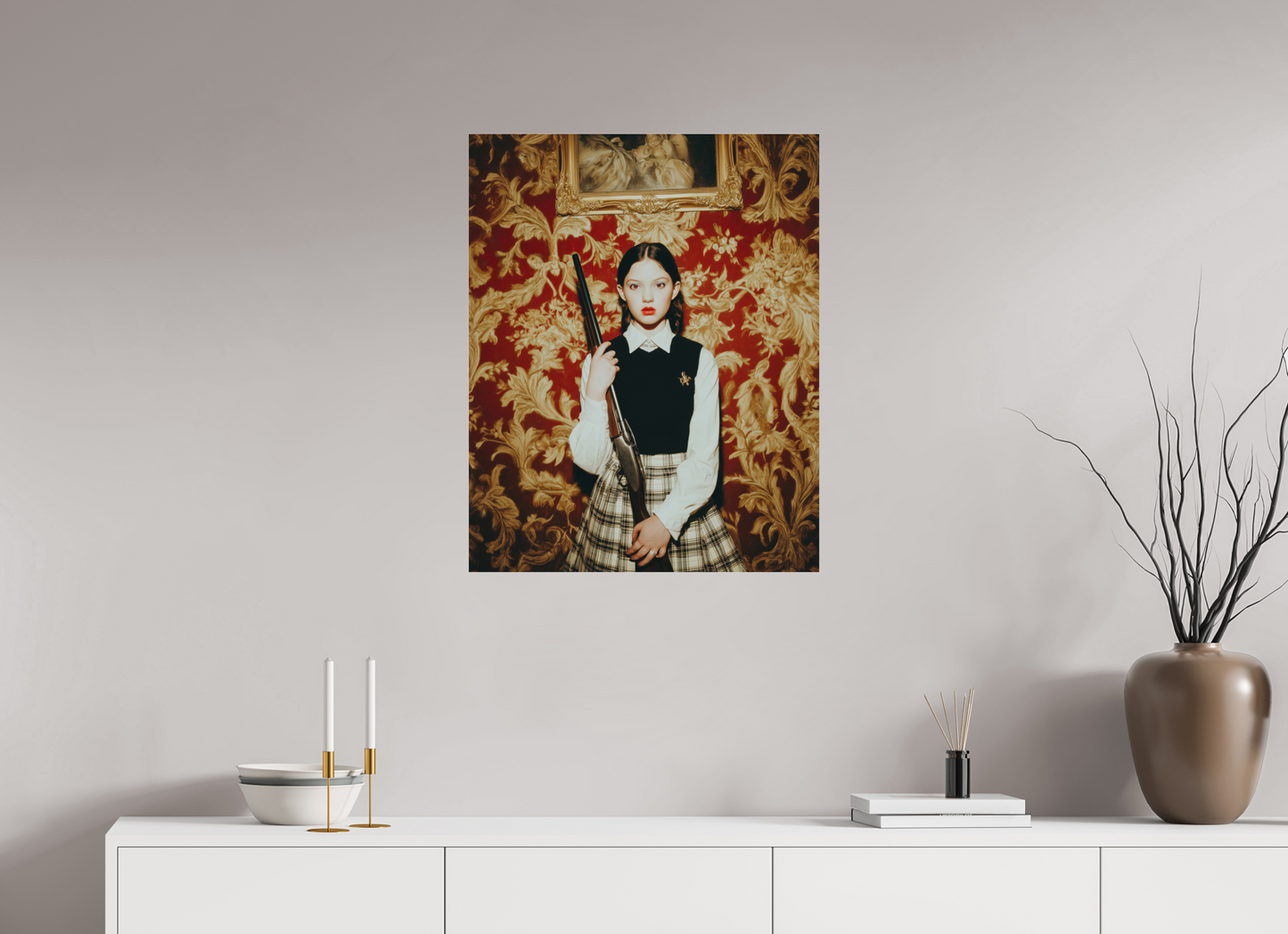 60 x 75 cm, Photo Print Under Acrylic Glass Hunting Season VII