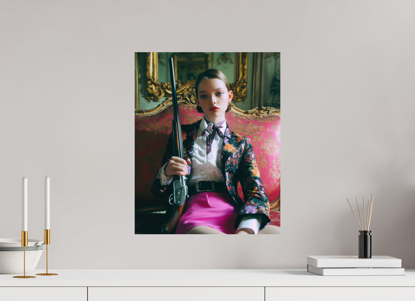 40 x 50 cm, Photo Print On Fuji Crystal DP II Hunting Season I