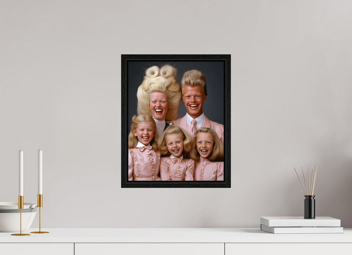 30 x 37,5 cm, Floater Frame We are family