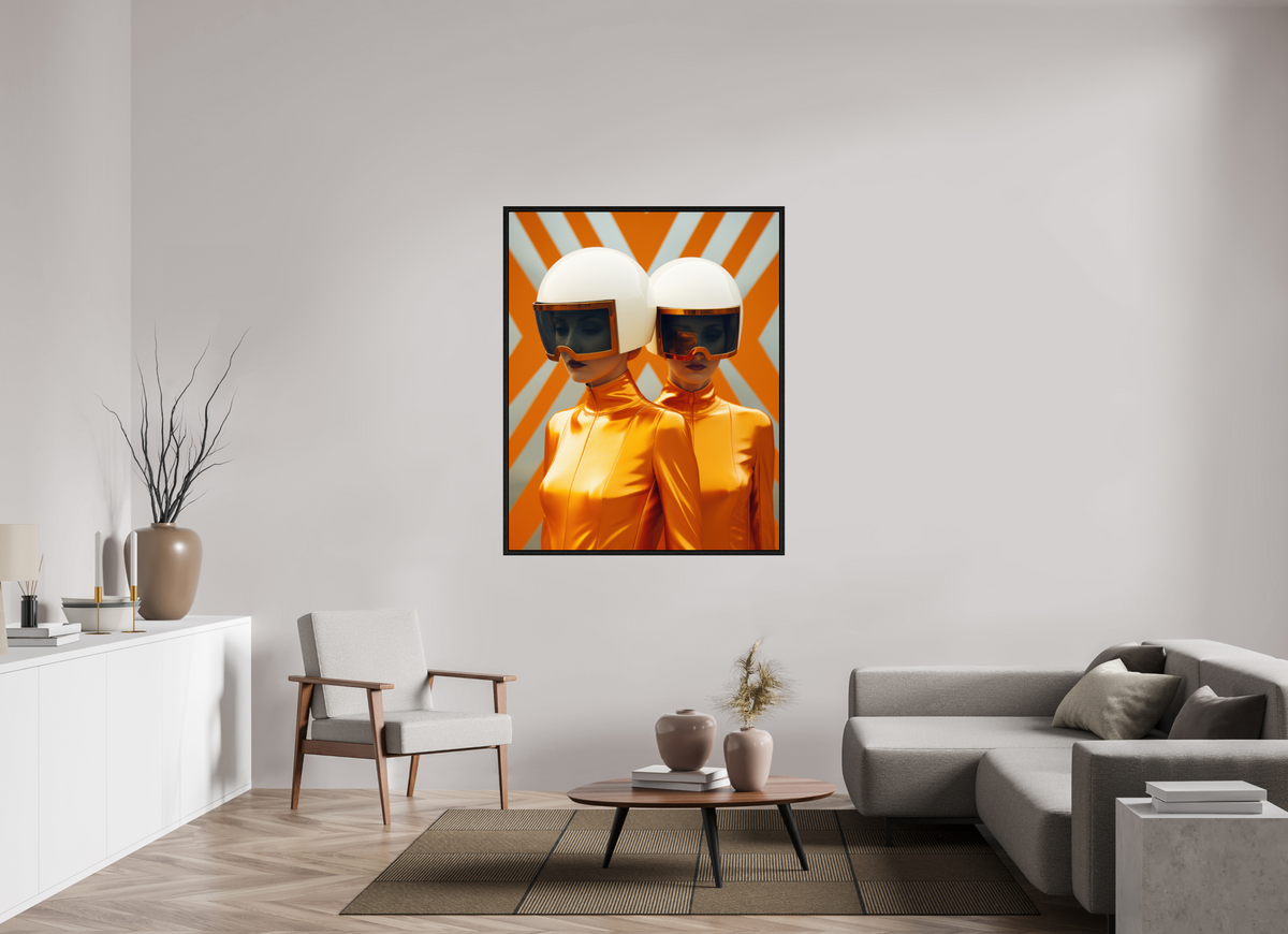 110 x 137,5 cm, Floater Frame Rollerball VIII