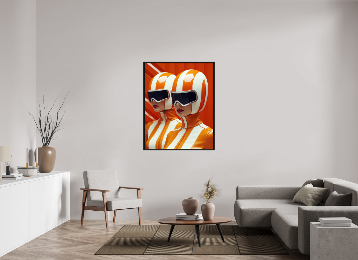 100 x 125 cm, Floater Frame Rollerball XI