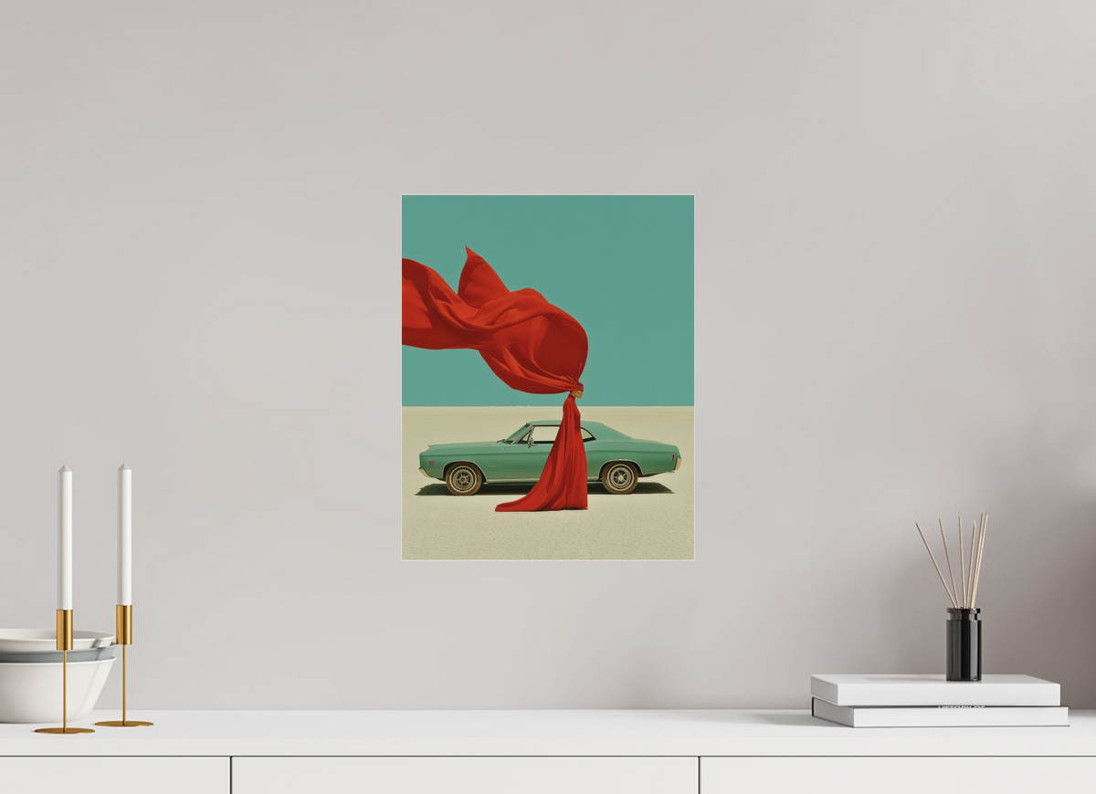 30 x 37,5 cm, Photo Print Under Acrylic Glass Red Horizon IV