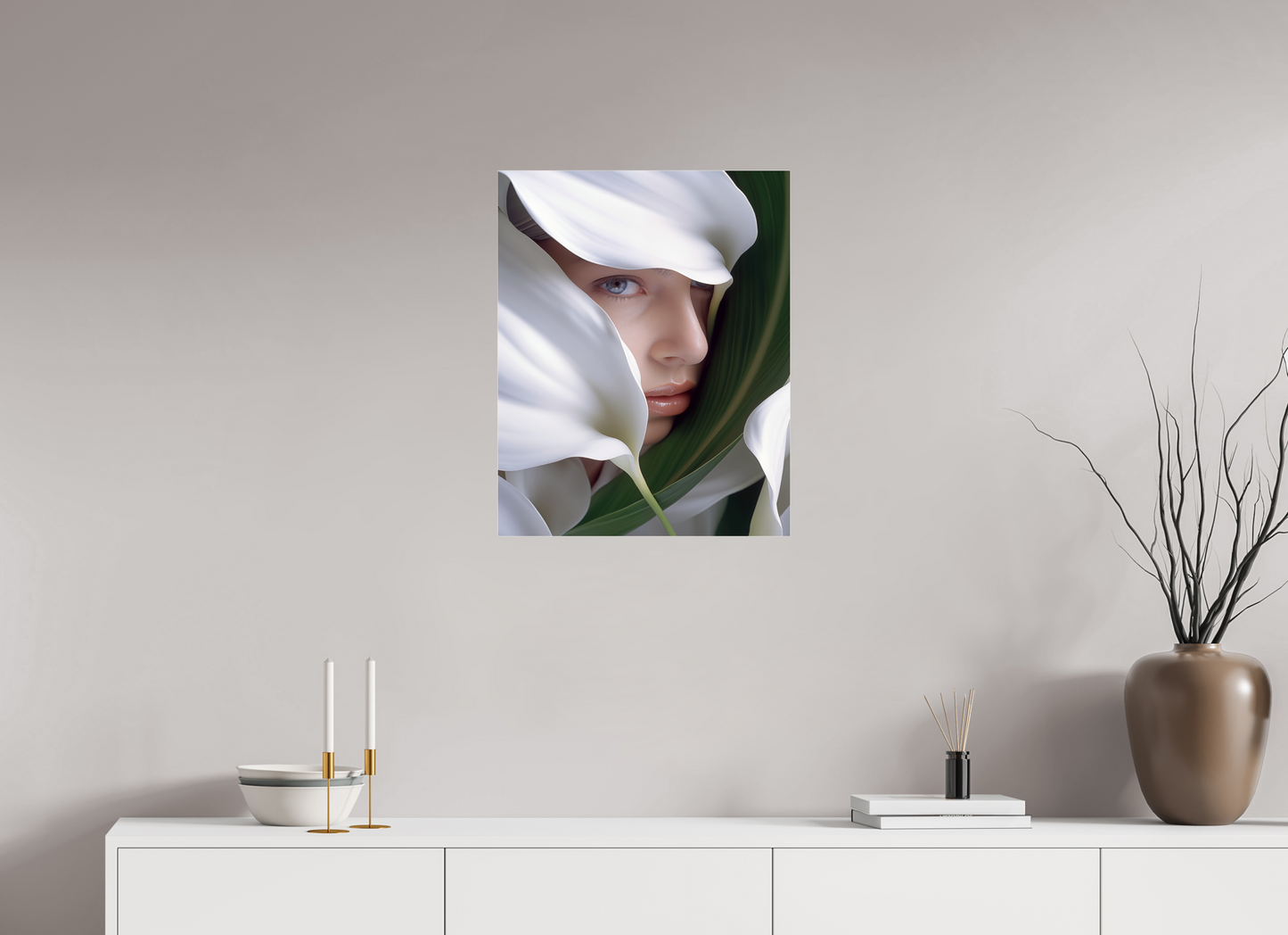 50 x 62,5 cm, Photo Print Under Acrylic Glass Calla X