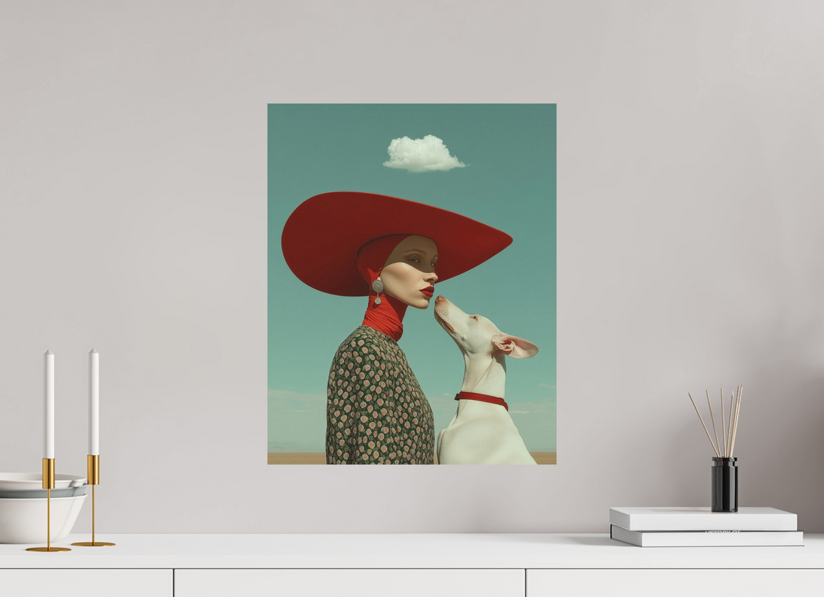 40 x 50 cm, Photo Print On Fuji Crystal DP II Red Horizon VII