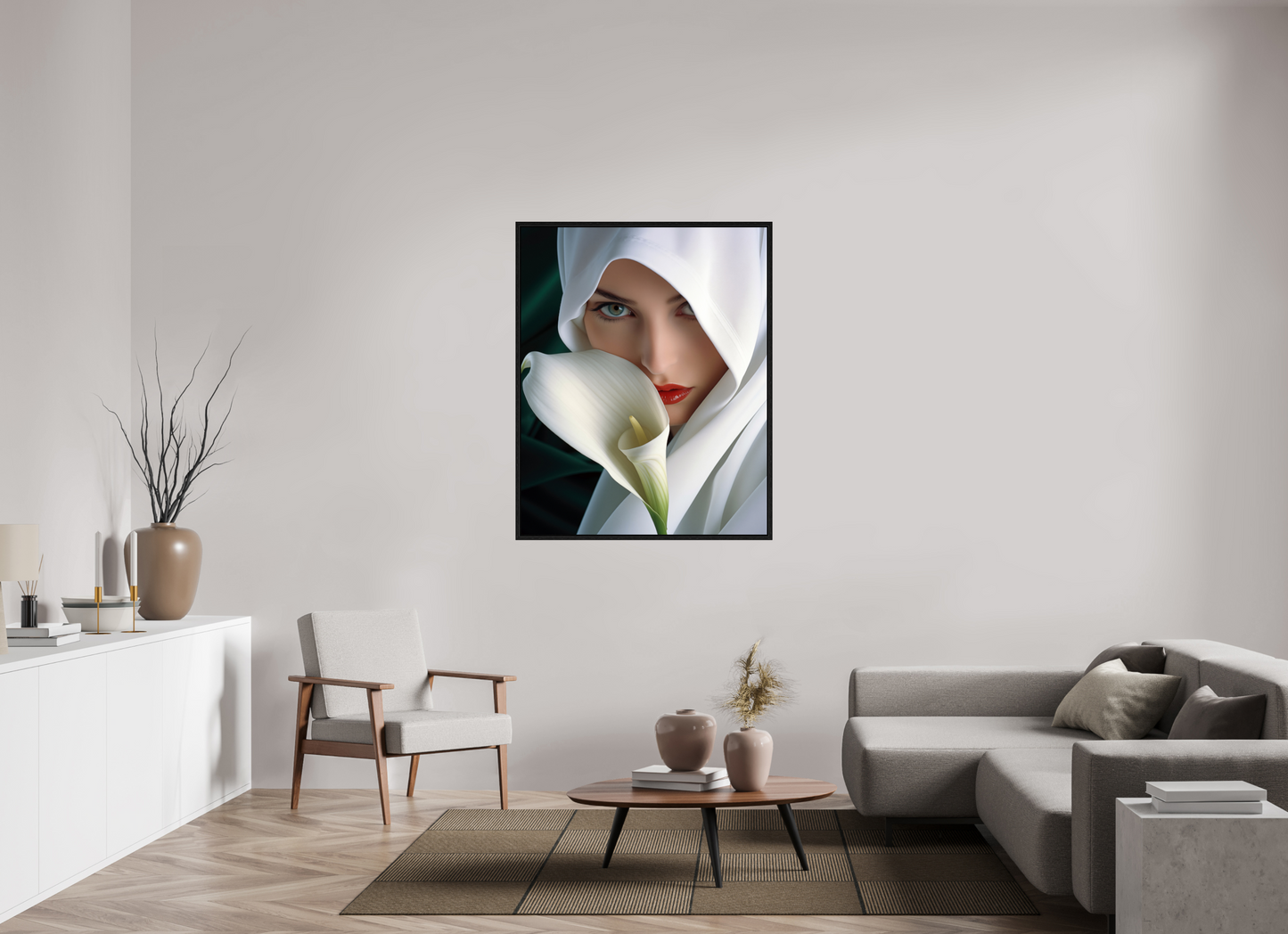 100 x 125 cm, Floater Frame Calla II