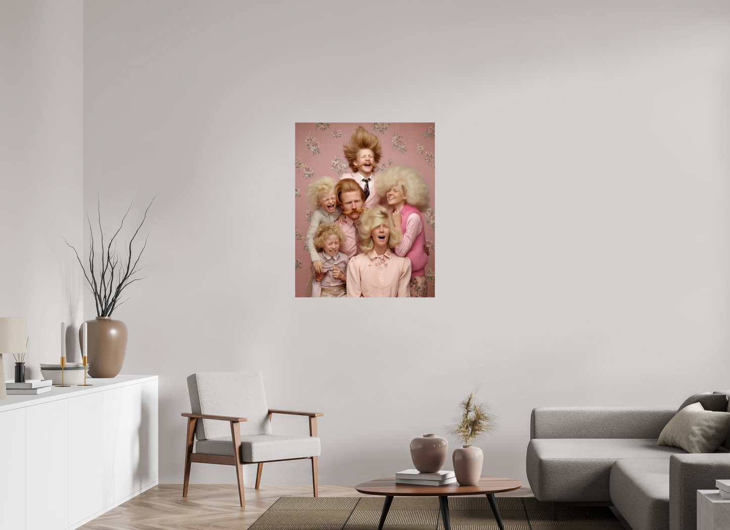 80 x 100 cm, Photo Print On Fuji Crystal DP II We are family II