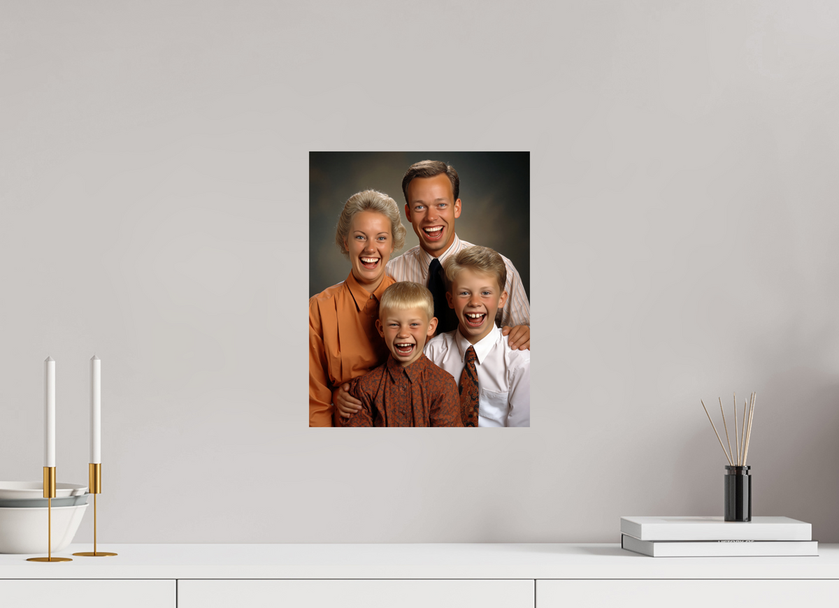 30 x 37,5 cm, Photo Print On Fuji Crystal DP II We are family VI