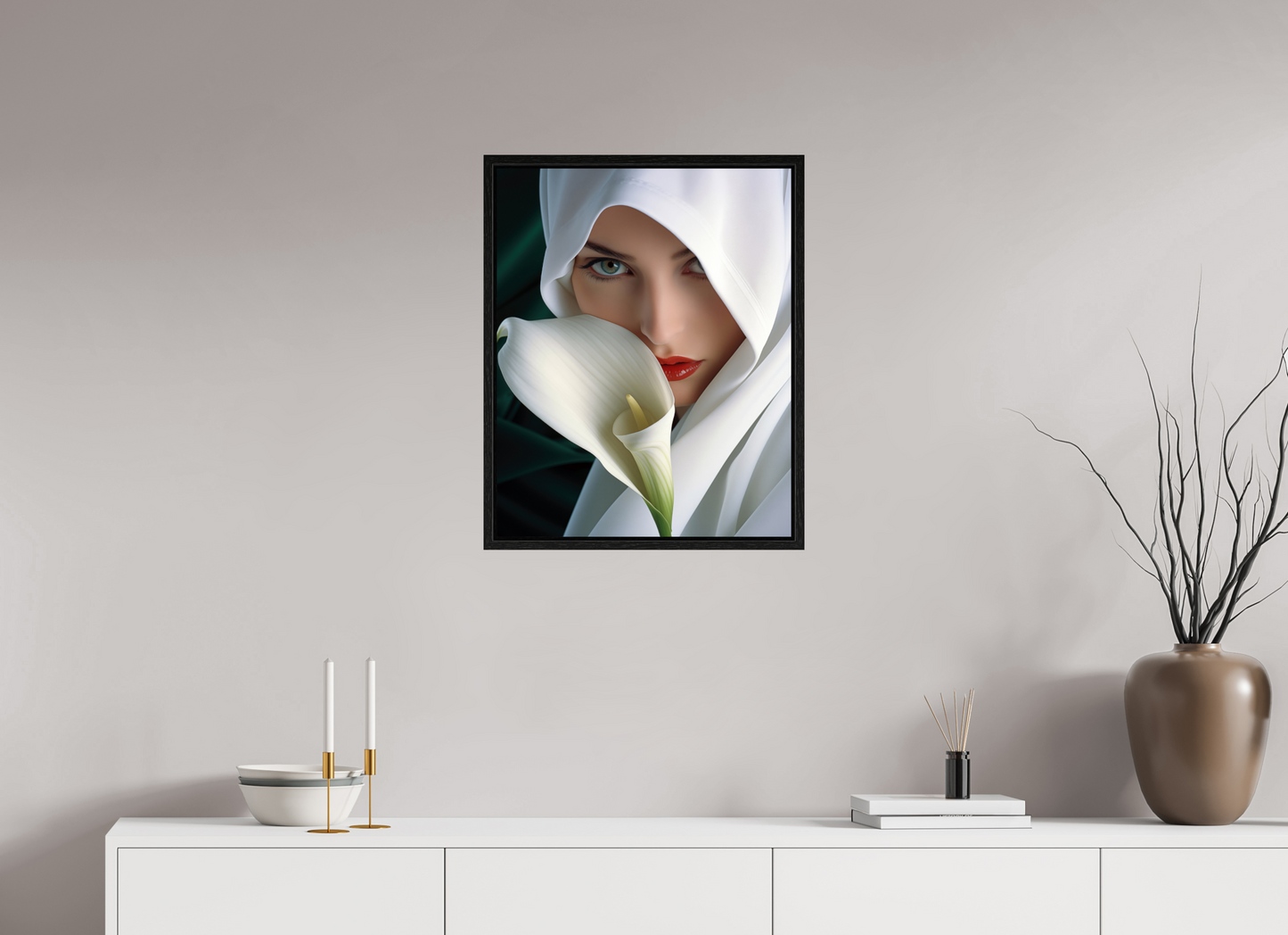 50 x 62,5 cm, Floater Frame Calla II