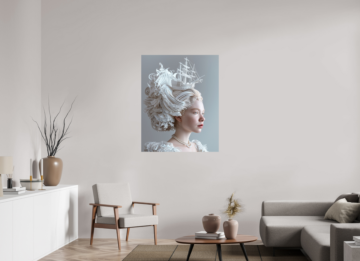 90 x 112,5 cm, Photo Print On Fuji Crystal DP II Hairdo XVIII