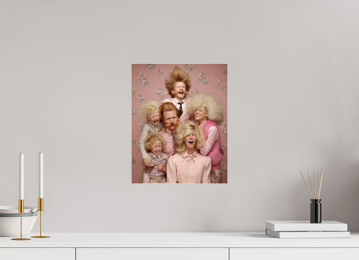 30 x 37,5 cm, Photo Print Under Acrylic Glass We are family II