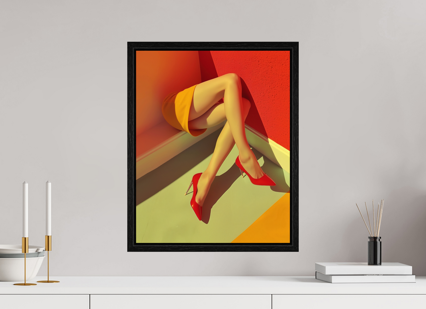 40 x 50 cm, Floater Frame Legs XV