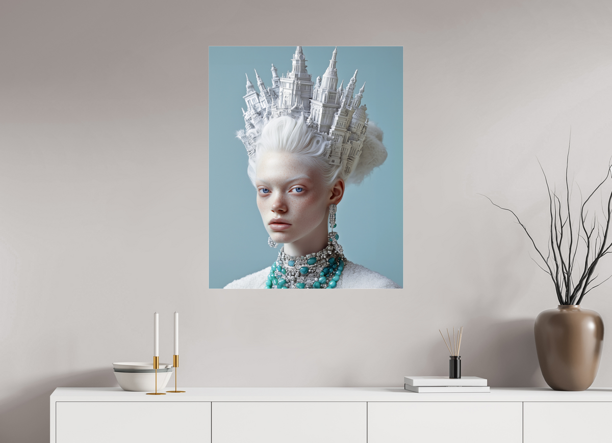 70 x 87,5 cm, Photo Print Under Acrylic Glass Hairdo VI