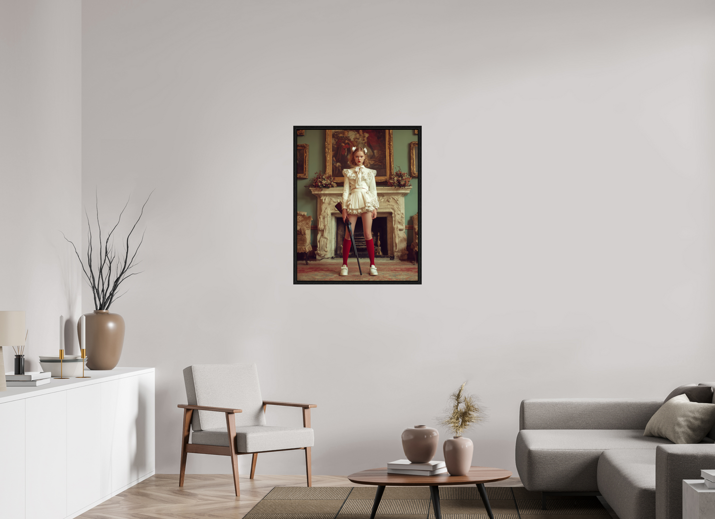 70 x 87,5 cm, Floater Frame Hunting Season IV