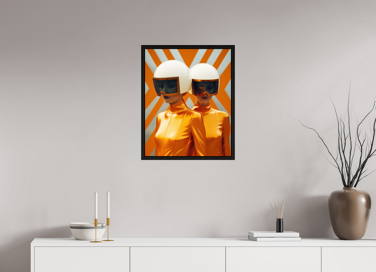 50 x 62,5 cm, Floater Frame Rollerball VIII