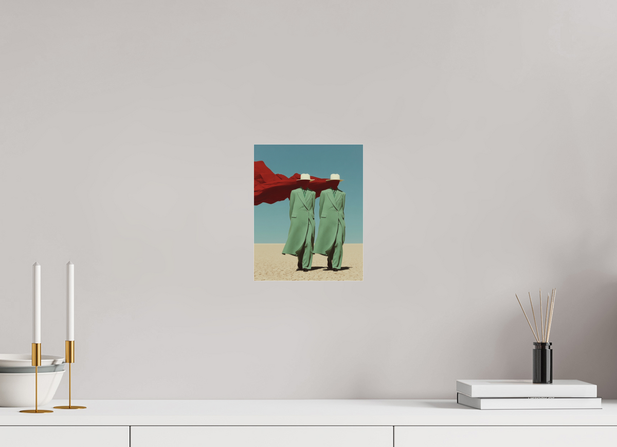 20 x 25 cm, Photo Print Under Acrylic Glass Red Horizon XIII