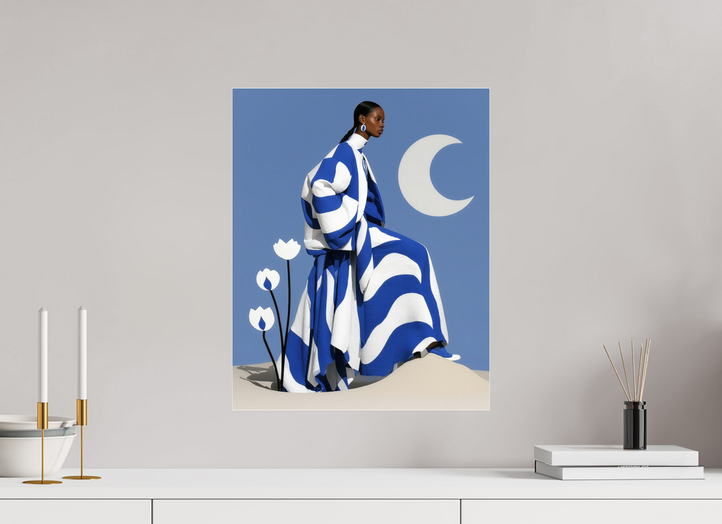 40 x 50 cm, Photo Print Under Acrylic Glass Matisse Fashion XVI