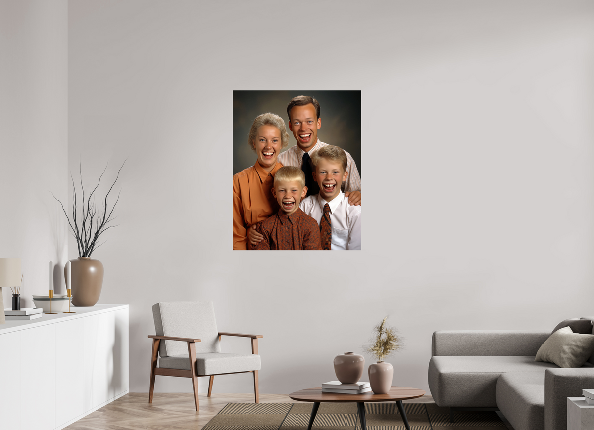90 x 112,5 cm, Photo Print On Fuji Crystal DP II We are family VI
