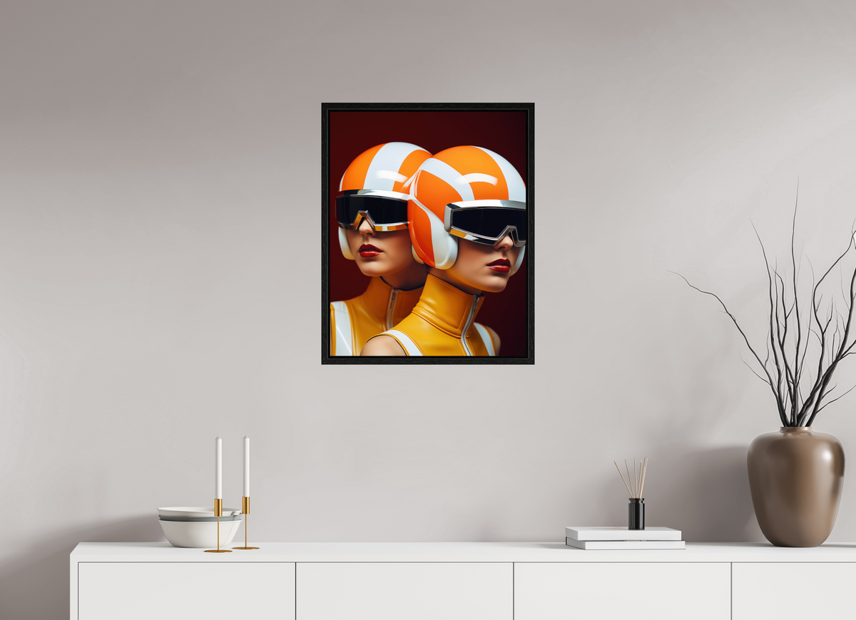 50 x 62,5 cm, Floater Frame Rollerball IV