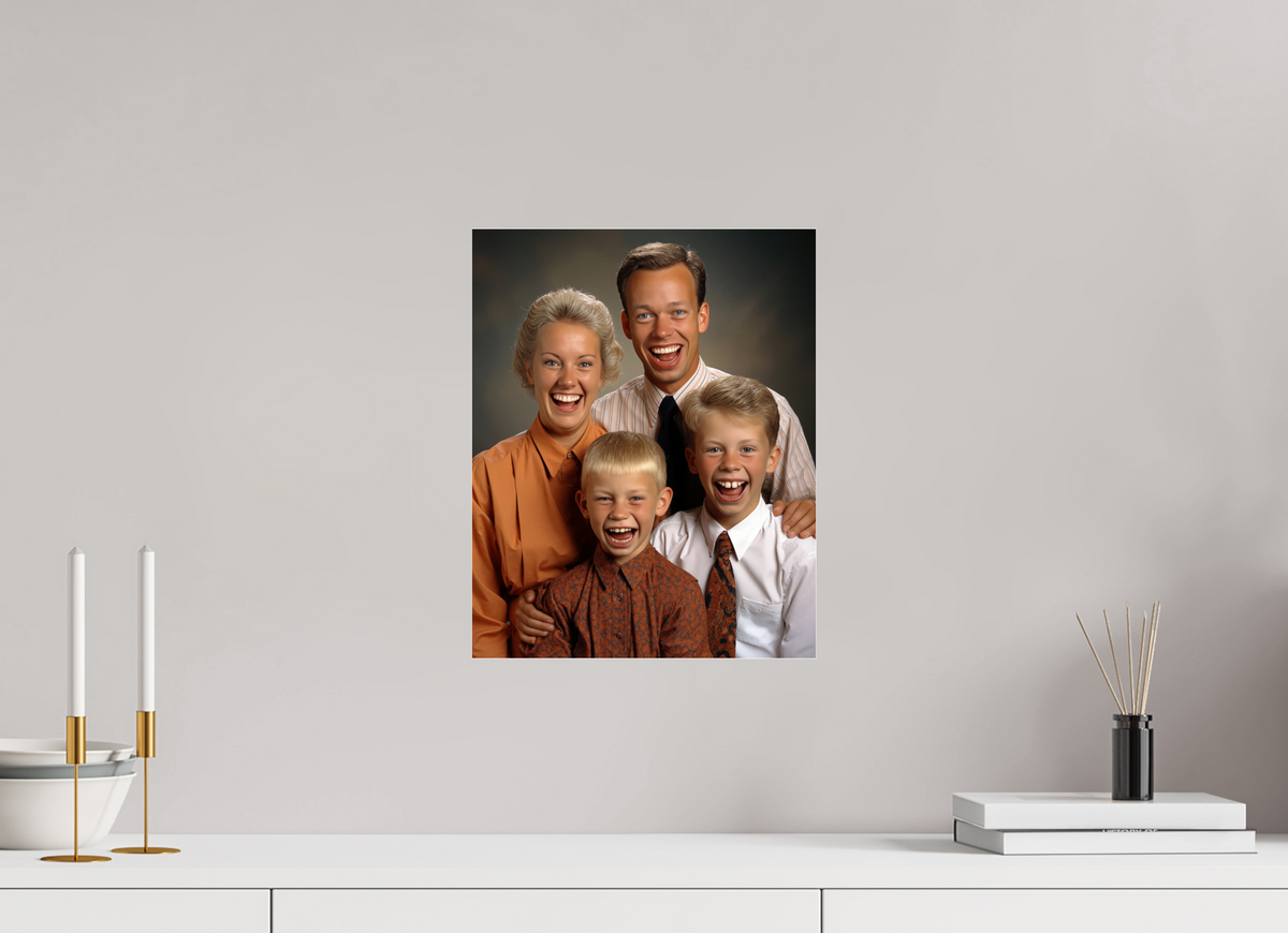30 x 37,5 cm, Photo Print Under Acrylic Glass We are family VI