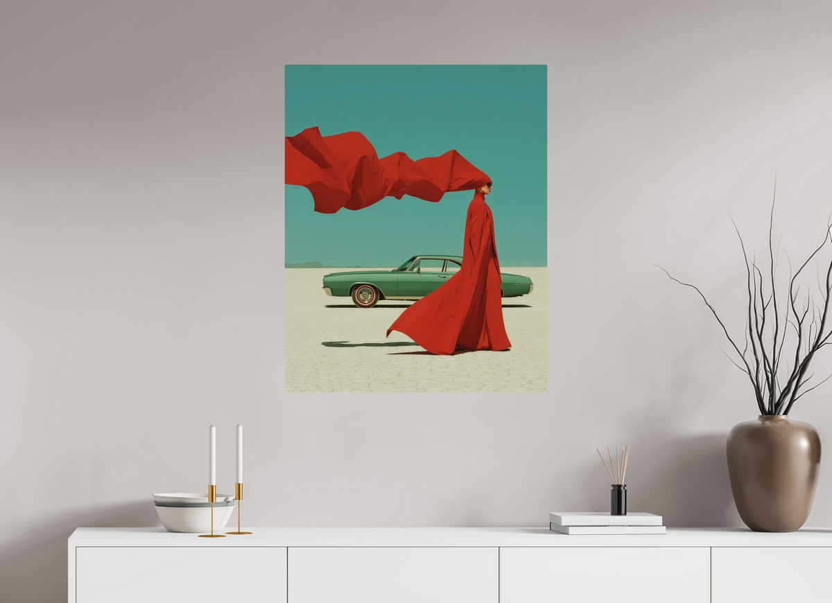 70 x 87,5 cm, Photo Print On Fuji Crystal DP II Red Horizon XVI