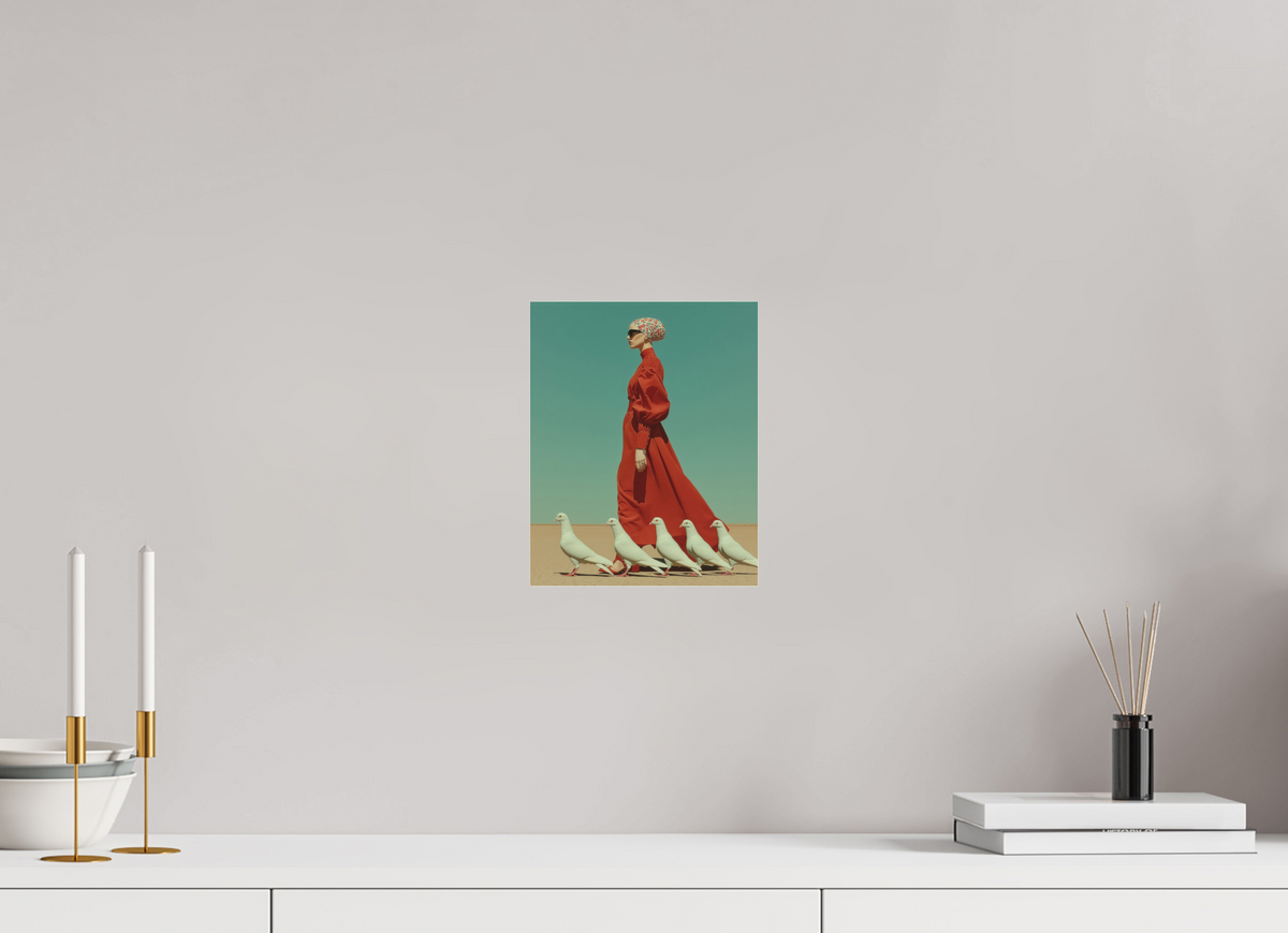 20 x 25 cm, Photo Print Under Acrylic Glass Red Horizon XV