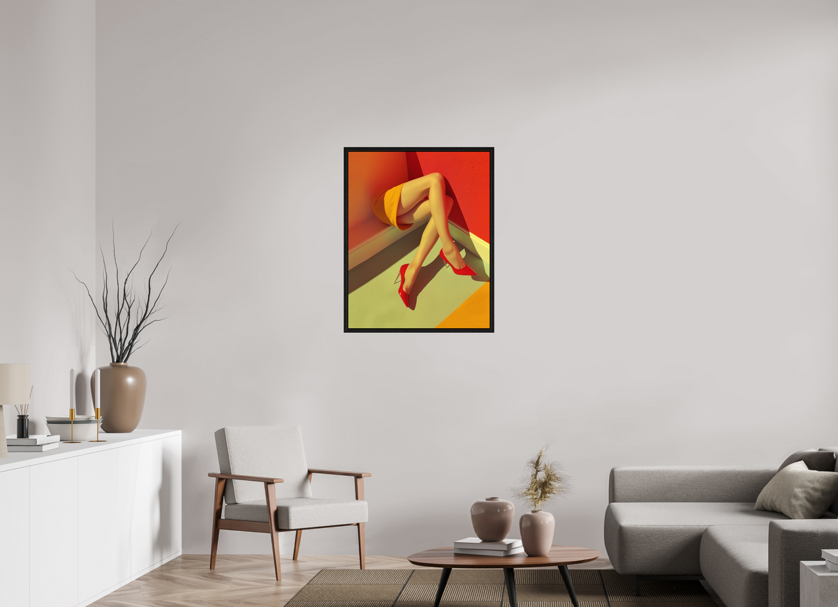 70 x 87,5 cm, Floater Frame Legs XV