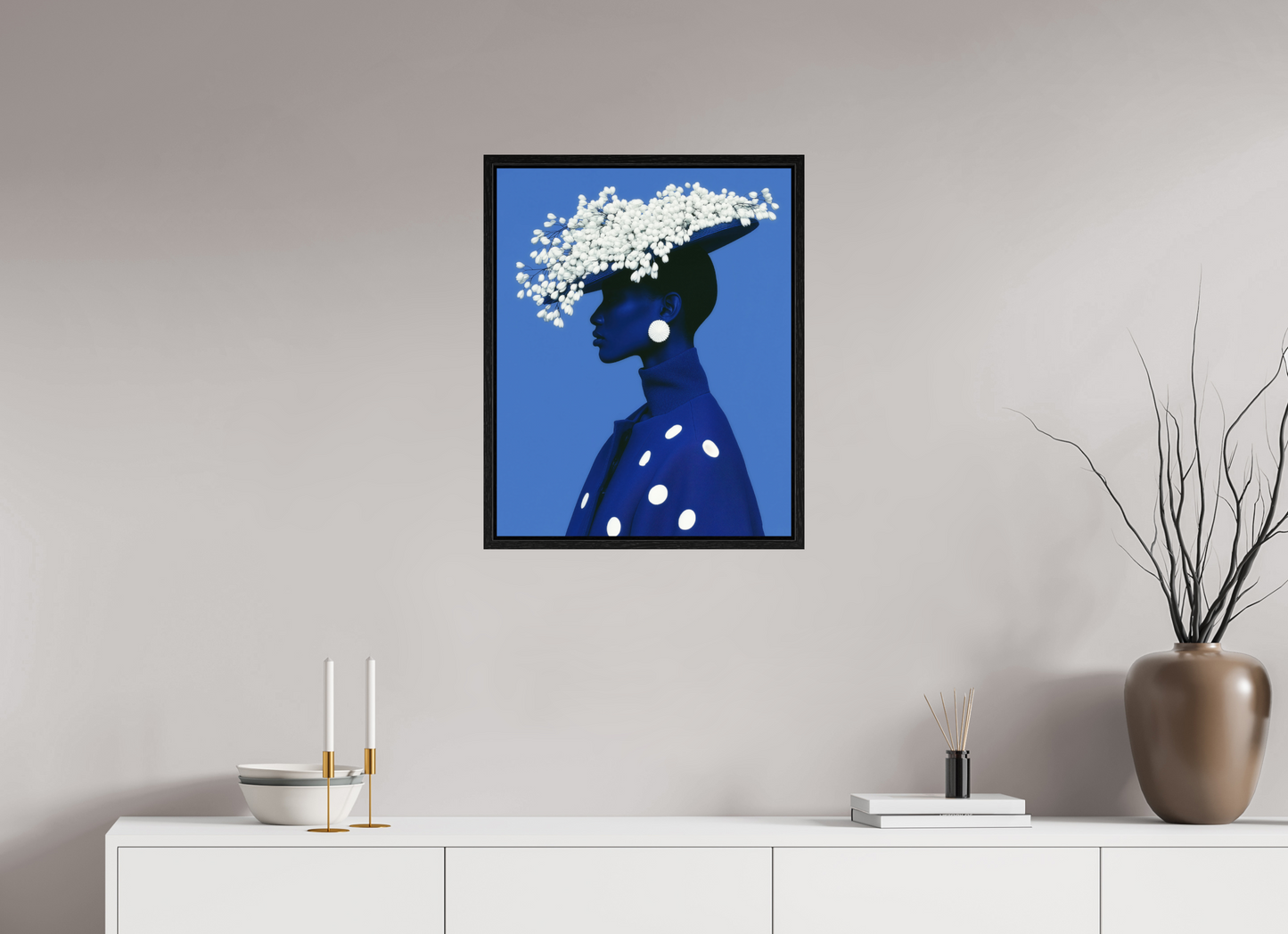50 x 62,5 cm, Floater Frame Matisse Fashion X