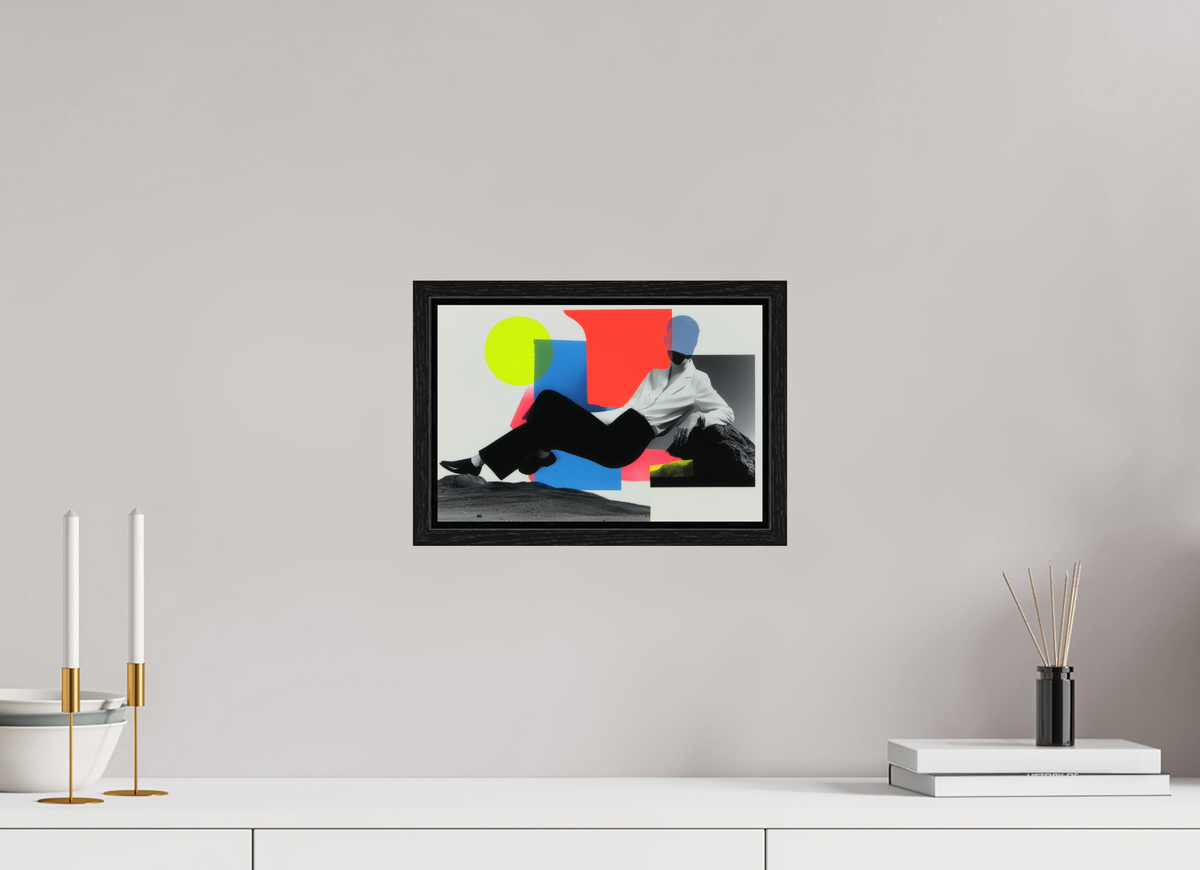 30 x 20 cm, Floater Frame Geometry of Memory II