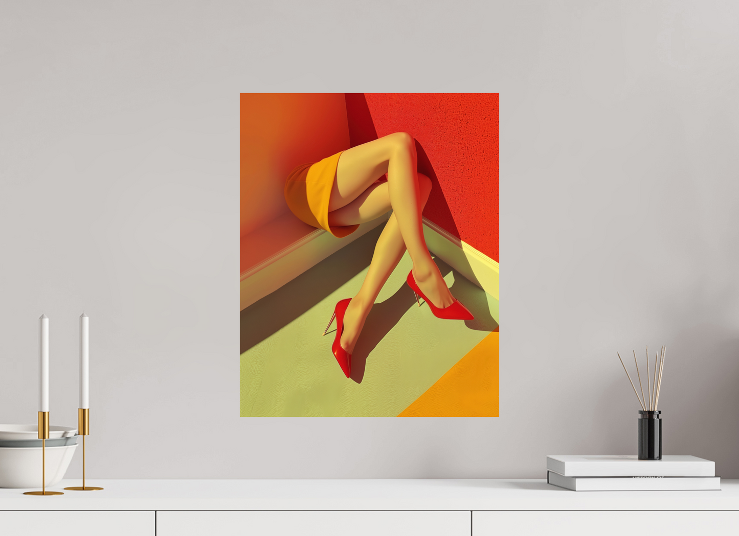 40 x 50 cm, Photo Print On Fuji Crystal DP II Legs XV