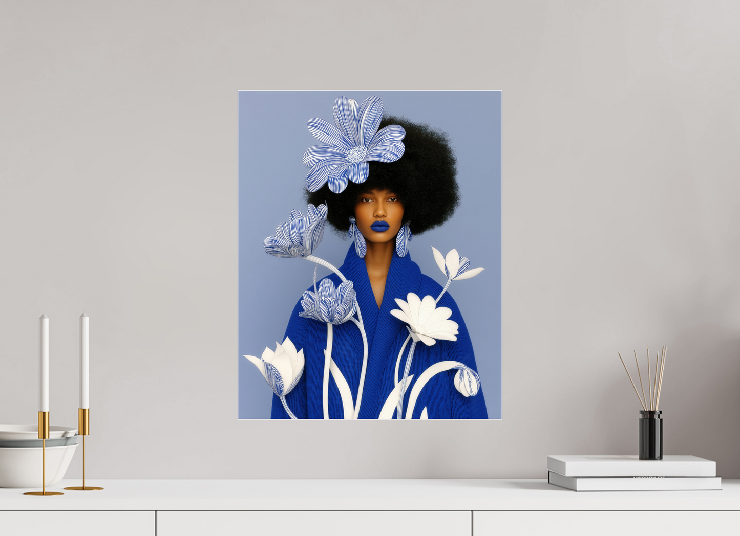 40 x 50 cm, Photo Print Under Acrylic Glass Matisse Fashion XI