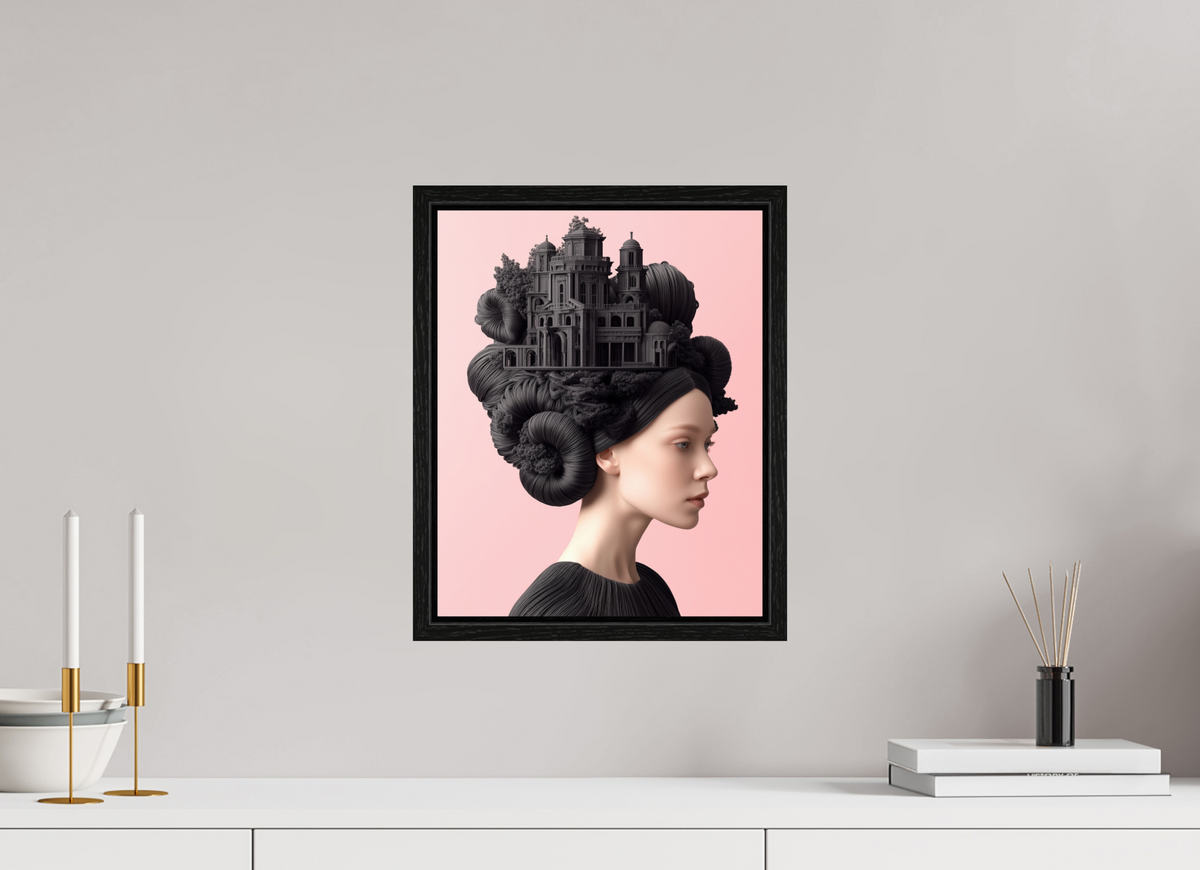 30 x 37,5 cm, Floater Frame Hairdo IXX