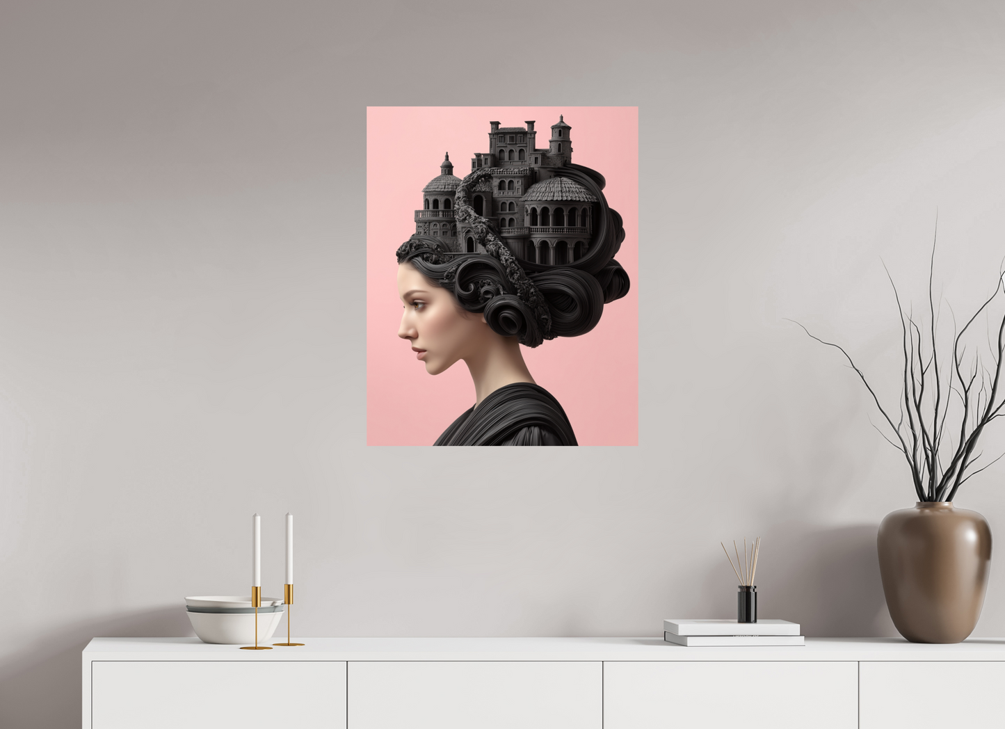 60 x 75 cm, Photo Print On Fuji Crystal DP II Hairdo XVI