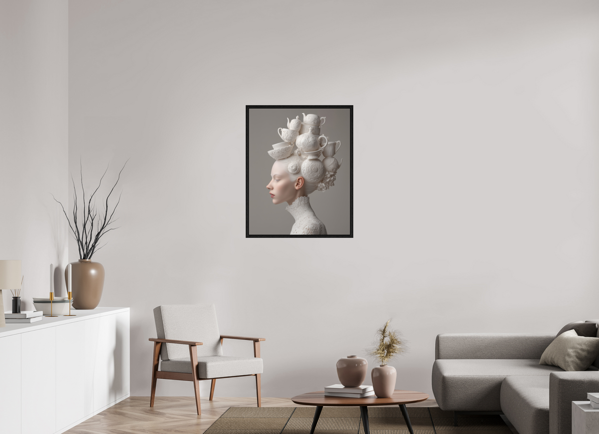 70 x 87,5 cm, Floater Frame Hairdo II