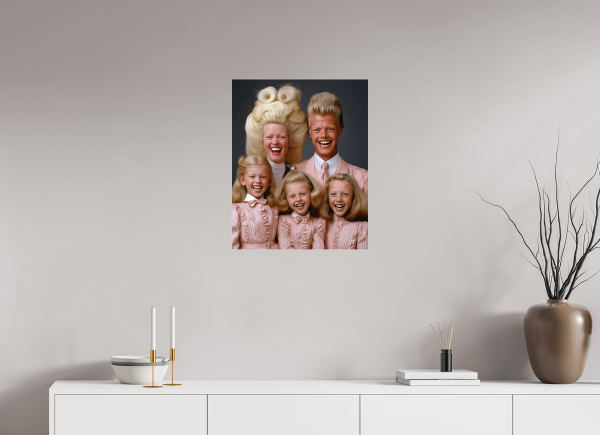 50 x 62,5 cm, Photo Print Under Acrylic Glass We are family