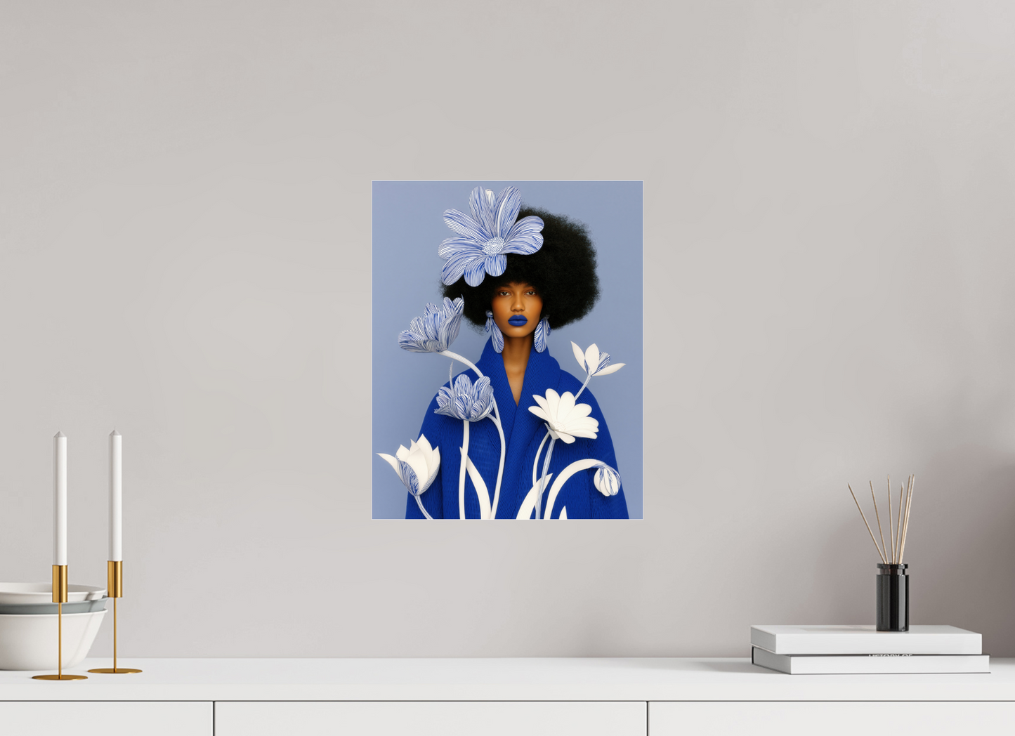 30 x 37,5 cm, Photo Print Under Acrylic Glass Matisse Fashion XI