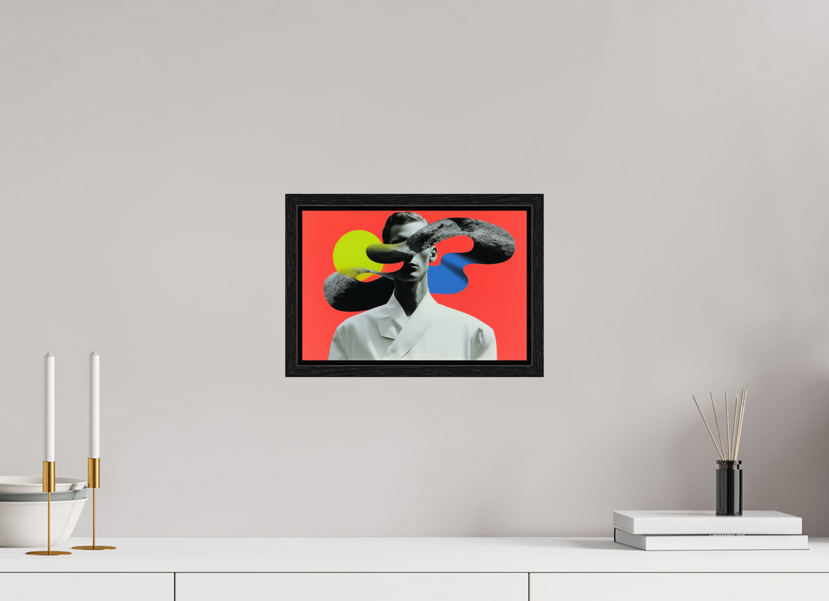 30 x 20 cm, Floater Frame Geometry of Memory VII