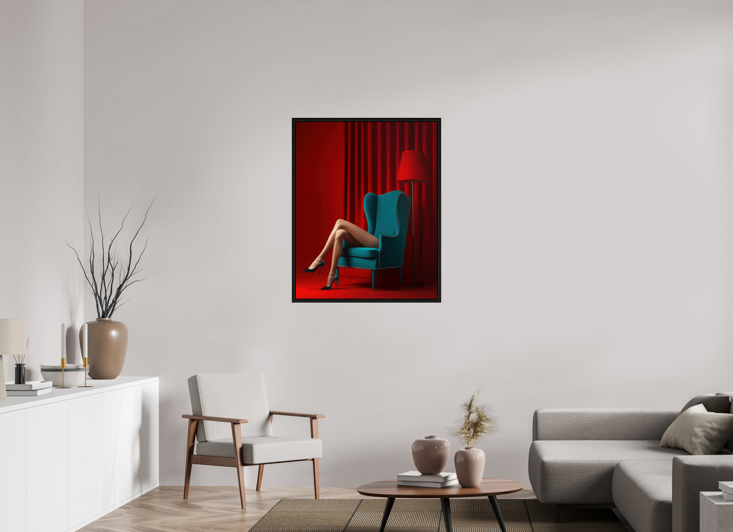 80 x 100 cm, Floater Frame Legs IV